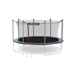 Игровые комплексы, качели, горки - Батут Hop-Sport 14ft 427 см с внутренней сеткой Черно-синий (2337)