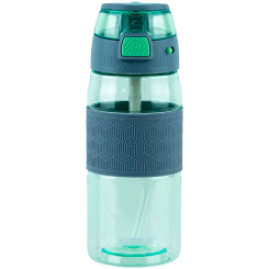 Чашки, склянки - Пляшка для води Kite Зелено-сіра 600 мл (K24-1201-2)