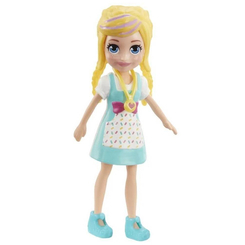 Ляльки - Лялька Polly Pocket Блондинка в блакитній сукні (FWY19/GKL27)