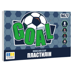 Набори для ліплення - ​Пластилін Yes Football 8 кольорів (540712)