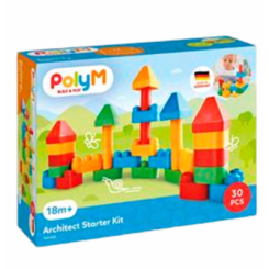 Конструкторы с уникальными деталями - Конструктор PolyM Архитектор (760005)