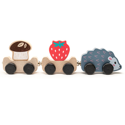 Розвивальні іграшки - Дерев'яна іграшка Cubika Їжачок-мандрівник (15467) (4823056515467)