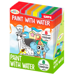 Товары для рисования - Водные раскраски Let's craft Цирк с палитрой и кисточкой (PWW001)