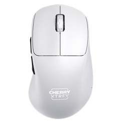 Клавіатура і миші - Мишка Cherry Xtrfy M64 PRO 8K WL/USB-A RGB білий (CX-M64W-PRO-WHITE)