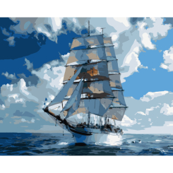 Товары для рисования - Картина по номерам Strateg Под парусами 40 х 50 (VG037)