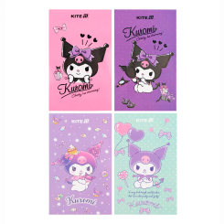 Канцтовари - Блокнот Kite Kuromi A6 в асортименті (HK25-195)
