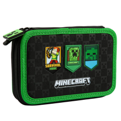 Пеналы и кошельки - Пенал Yes HP-01 Minecraft Adventure твердый двойной (533718)
