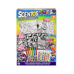 Товари для малювання - Набір для творчості Scentos Кумедні розмальовки (42558)