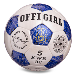 Спортивные активные игры - Мяч футбольный Official FB-0172-2 Ballonstar №5 Синий (57566097) (144004366)