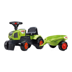 Детский транспорт - Толокар Falk Трактор Claas Axos 310 с прицепом зеленый (3016200101222) (3016200000000)