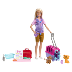 Ляльки - Ігровий набір Barbie Зоозахисниця (HRG50)