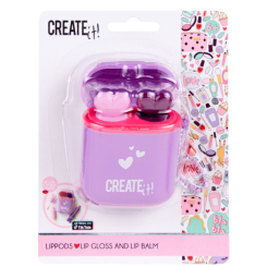 Косметика - Набор блеск и помада для губ Create It! LIPPODS фиолетовый (84578/3)