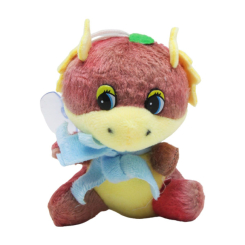Мягкие животные - Мягкая игрушка Дракон с мешочком коричневый 9 см MIC (M16265) (222780)