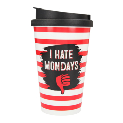 Чашки, стаканы - Стакан Top Model I hate Mondays 350 мл с крышкой (042180/26)