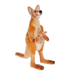 М'які тварини - М'яка іграшка Hansa Кенгуру 33 см (4806021936436)