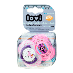 Товари для догляду - Пустушка Lovi силіконова динамічна Indian summer (22/857boy)