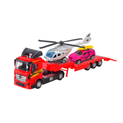 Транспорт і спецтехніка - Ігровий набір Автопром Трейлер червоний (AP7511/2) Транспорт і спецтехніка - Ігровий набір Автопром Трейлер червоний (AP7511/2)