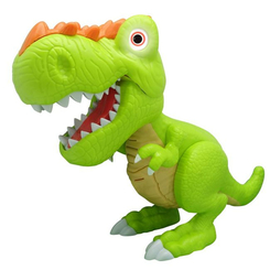 Фігурки тварин - Фігурка Dragon-I Джуніор Мегазавр T-Rex що гарчить і кусає зелений (80079/80079-2)