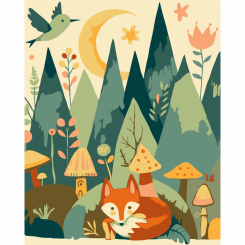 Товари для малювання - Картина за номерами Art Craft Вечірній ліс 40 х 50 см (15579-AC) Товари для малювання - Картина за номерами Art Craft Вечірній ліс 40 х 50 см (15579-AC)