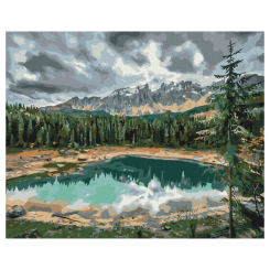 Товары для рисования - Картина по номерам Brushme Озеро Карецца (BS53779)