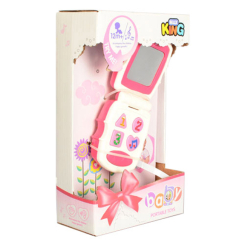 Развивающие игрушки - Детский игрушечный телефон Bambi 32022G с интерактивом
