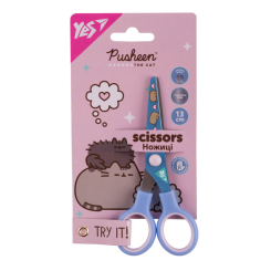 Канцтовары - Ножницы Yes Pusheen 13 см с принтом на лезвии (480469)