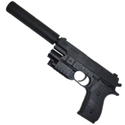 Стрелковое оружие - Детский игрушечный пистолет Bambi K2118-F на пульках (63205)