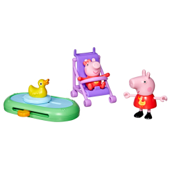 Фігурки персонажів - Ігровий набір Peppa Pig Моменти з Пеппою Сестрички на прогулянці (G0528)