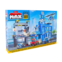 Конструктори з унікальними деталями - Конструктор MAX City Поліція 889 деталей (83162) Конструктори з унікальними деталями - Конструктор MAX City Поліція 889 деталей (83162)
