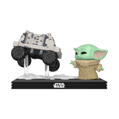 Фигурки персонажей - Фигурка Funko Pop Star Wars Мандалорец и Грогу Грогу и Ремонтный дроид MSE-6 (90813)
