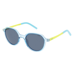 Солнцезащитные очки - Солнцезащитные очки INVU голубые прозрачные с желтыми вставками (22407C_IK)