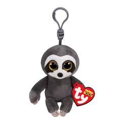 Мягкие игрушки-брелки - Брелок TY Beanie boos Ленивец Данглер 12 см (36559)