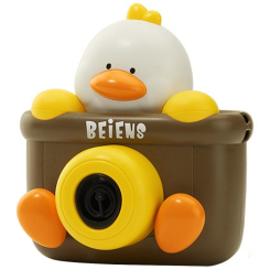 Мильні бульбашки - Генератор мильних бульбашок Beiens Фотоапарат Каченя коричневий (906D)