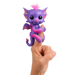 Фігурки тварин - Інтерактивна іграшка Fingerlings Дракончик Кейлін 12 см (W3580/3582)