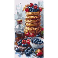 Товари для малювання - Картина за номерами Art Craft Солодкі вафлі 40 х 80 см (12035-AC) Товари для малювання - Картина за номерами Art Craft Солодкі вафлі 40 х 80 см (12035-AC)