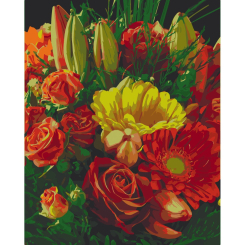 Товари для малювання - Картина за номерами Art Craft Експресивний букет 40 х 50 см (13121-AC)