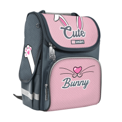 Рюкзаки и сумки - Рюкзак школьный каркасный Smart PG-11 Bunny (558991)