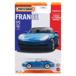 Транспорт и спецтехника - Машинка Matchbox Шедевры автопрома Франции Порше 911 Каррера кабриолет (HBL02/HBL13)