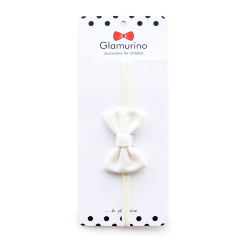 Бижутерия и аксессуары - Повязка Glamurino Style с бантиком айвори (1061.2)