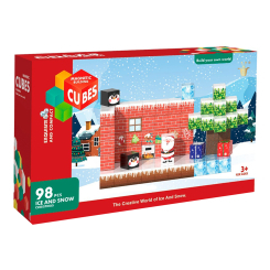 Магнитные конструкторы - Конструктор My World Магнитные блоки Рождество 98 деталей (CJ-4545573)