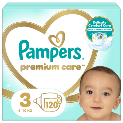 Товары по уходу - Подгузники Pampers Premium care Midi 6-10 кг 120 шт (4015400465461)