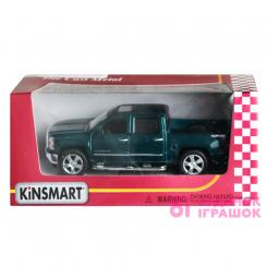 Автомоделі - Іграшка машинка металева інерційна Chevrolet Silverado Kinsmart (KT5381W)