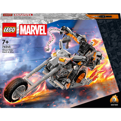 Конструкторы LEGO - Конструктор LEGO Marvel Призрачный Гонщик: робот и мотоцикл (76245)