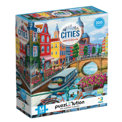 Пазлы - Пазл DoDo Cities Medium-M Амстердам 300 элементов (300646)