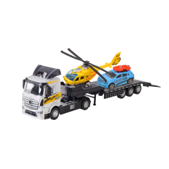 Транспорт і спецтехніка - Ігровий набір Автопром Трейлер білий (AP7511/3)