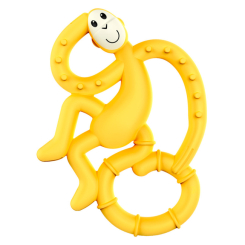Погремушки, прорезыватели - Прорезыватель Matchstick Monkey Маленькая обезьянка желтый (MM-МMT-006)