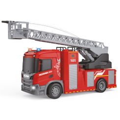 Транспорт и спецтехника - Автомодель  TechnoDrive Big truck Пожарная машина Scania (6407KS)
