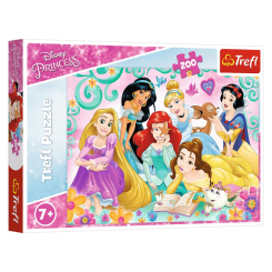 Пазли - Пазл Trefl Disney Princess Щасливий світ принцес 200 елементів (13268)