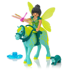 Конструкторы с уникальными деталями - Конструктор Playmobil Fairies Зачарованная фея на коне (9137)