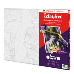 Товари для малювання - Картина за номерами ОКТО Жінка в капелюсі (30007) Товари для малювання - Картина за номерами ОКТО Жінка в капелюсі (30007)